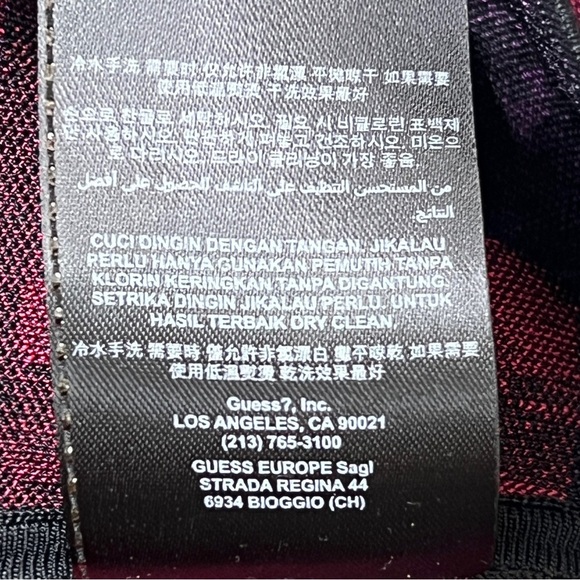 GUESS by Marciano Y2K Strapless Bodycon Knit Dress Punk Animal Print Women’s XS - Picture 8 of 9